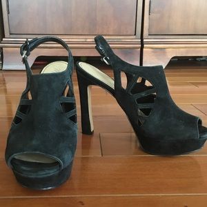 Marc Fisher Black Suede Pumps - Size 6.5